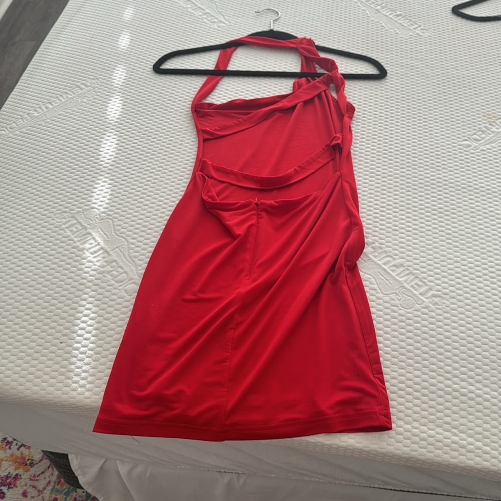 One Strap Open Back Mini Revolve Superdown Dress - image 2